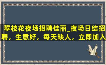 成都夜场招聘